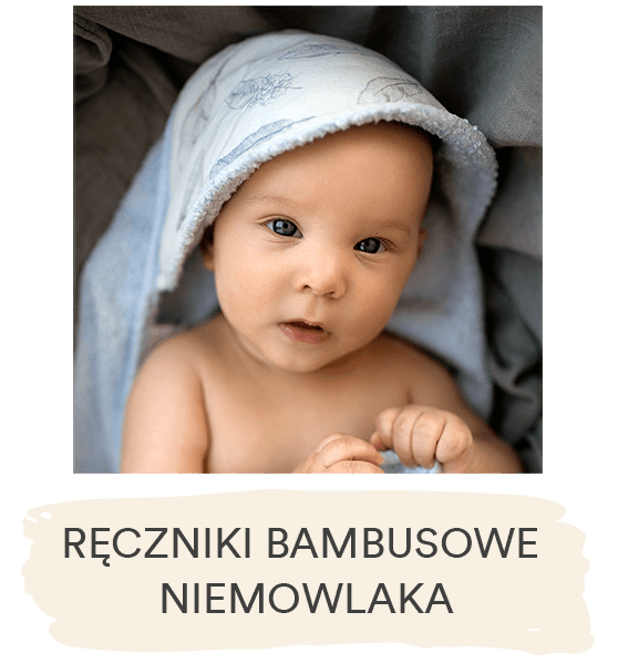 Ręczniki bambusowe niemowlaka